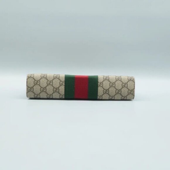 Authentic GUCCI Brown GG Canvas Clutch Bag Lux-350-092225 - Picture 8 of 12